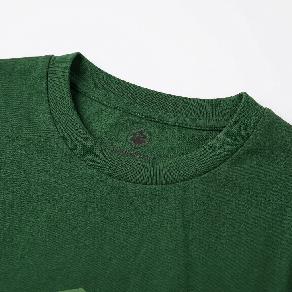 Kimland T-shirt Homme Vert à Motif Feuille