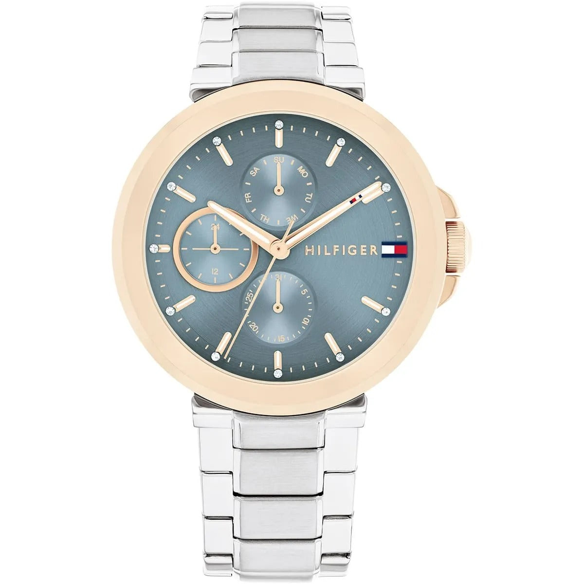 Tommy Hilfiger Montre Élégante Bicolore Femme