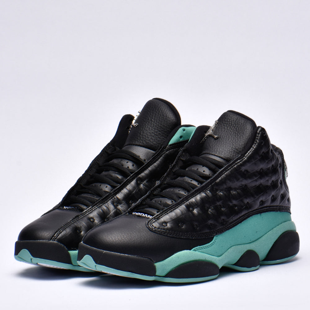 Jordan Sneakers Basket Noir et Turquoise Homme