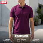 Depart Polo Homme Couleur Violette Élégant