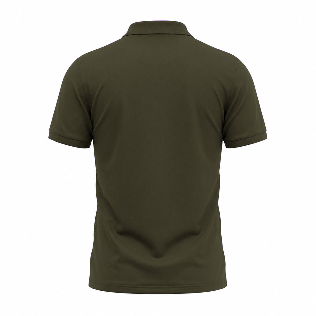 Départ Polo Homme Kaki Élégant et Confortable