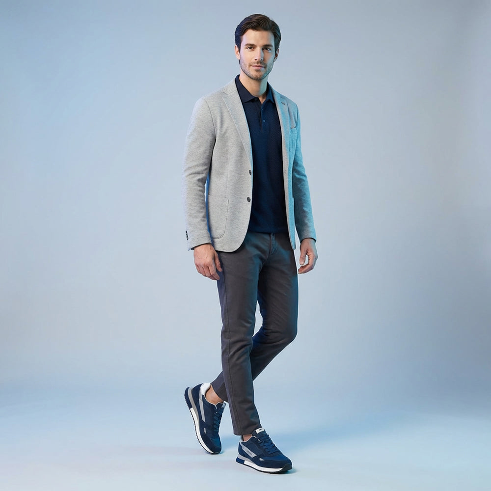 La Martina Baskets Style Décontracté Bleu Homme
