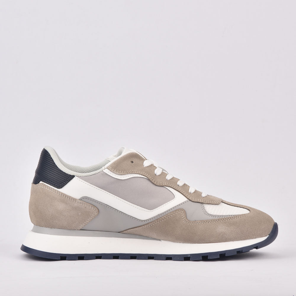 HARMONT AND BLAINE SCARPA UOMO CALF   BEIGE  BIANCO ﻿ 4