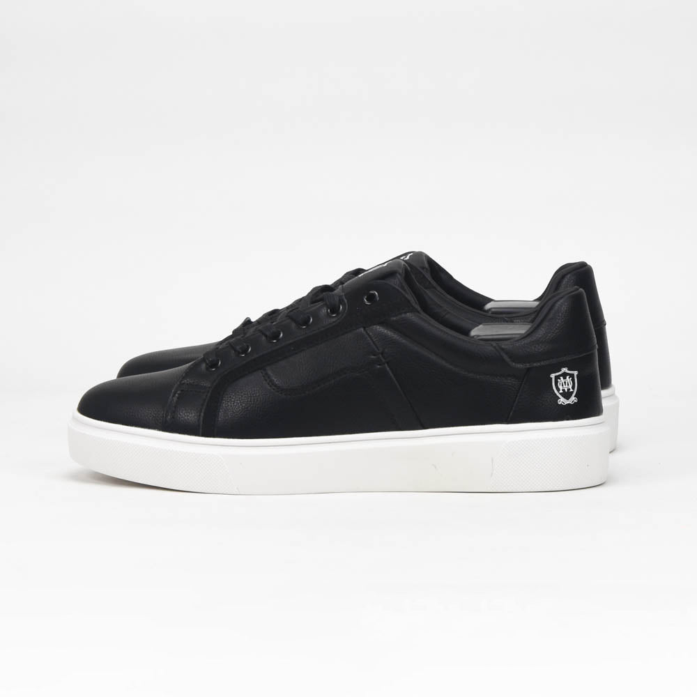 Massimo Baskets Basses Élégantes Noir Homme
