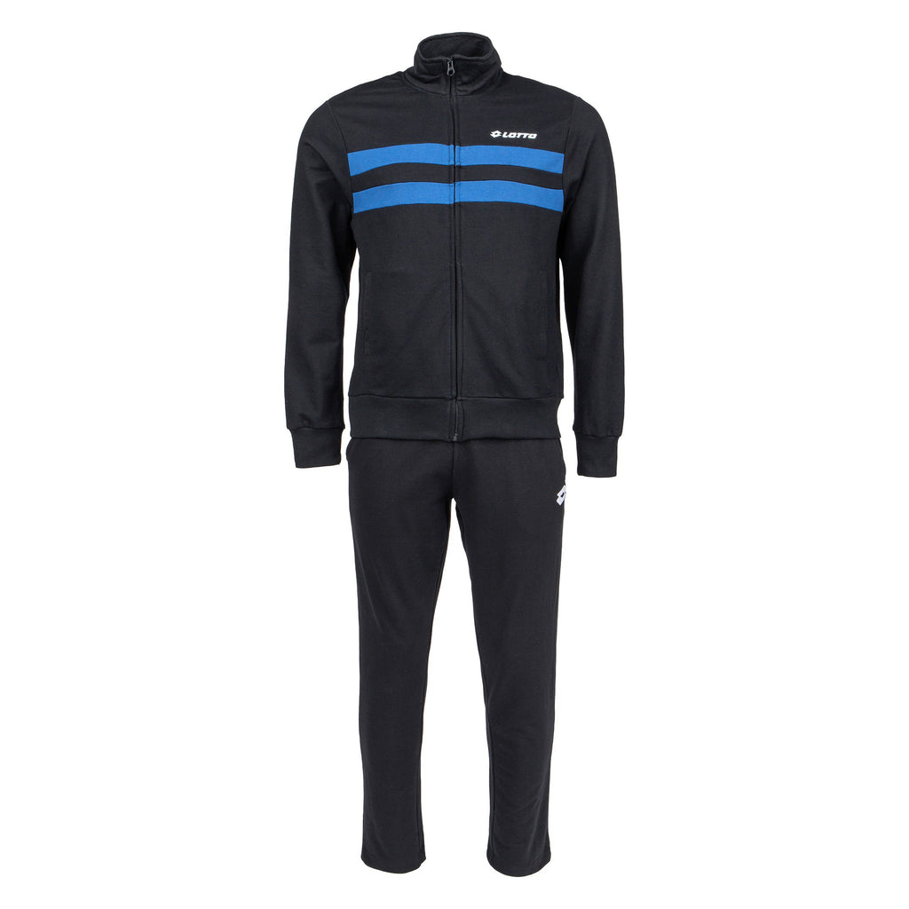 Lotto Survêtement Sportswear Confortable Noir et Bleu Homme