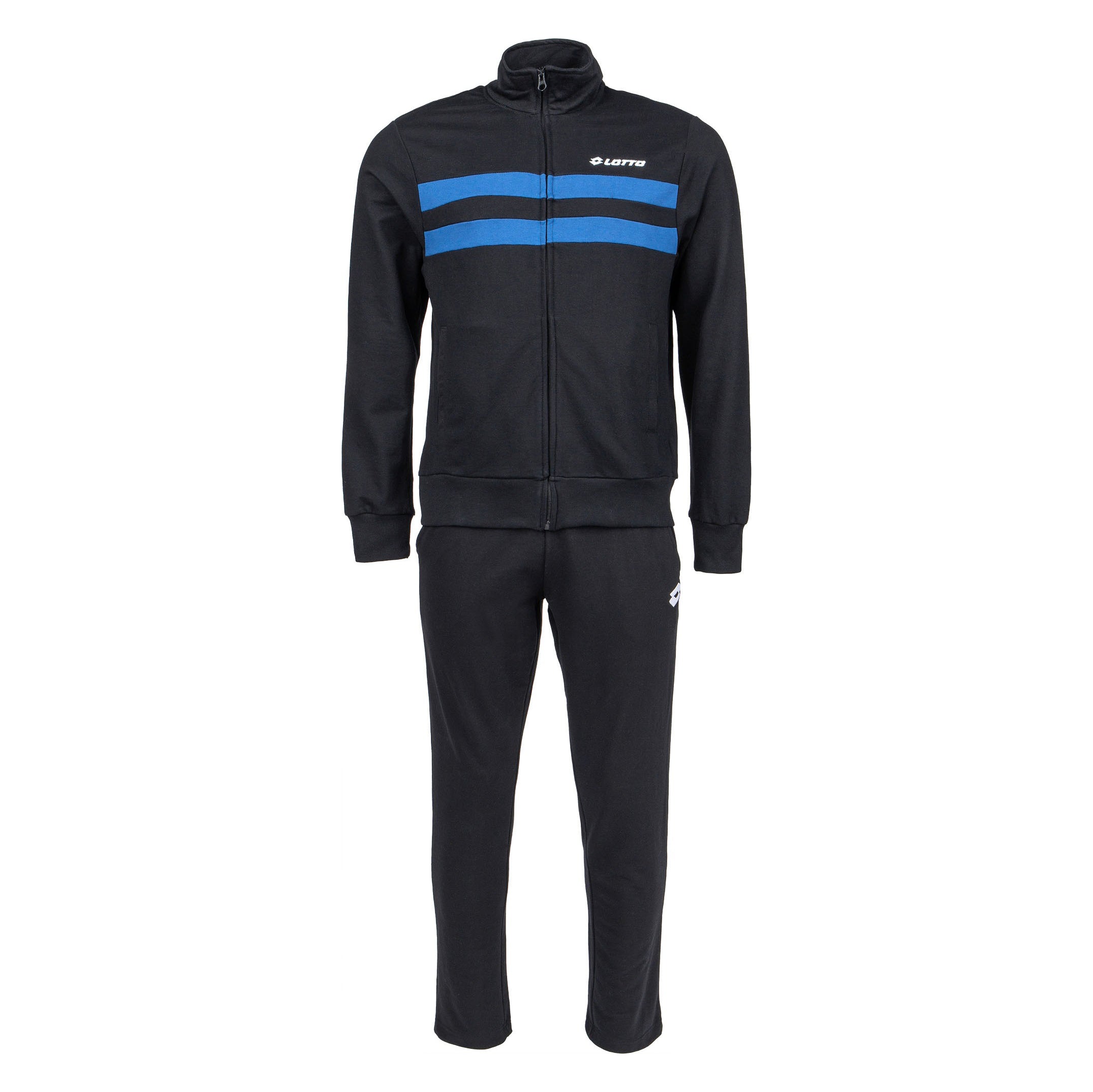 Lotto Survêtement Sportswear Confortable Noir et Bleu Homme