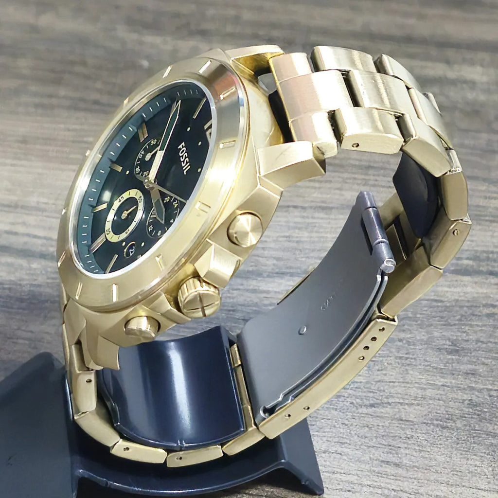 Fossil Montre Chronographe Cadran Vert Élégant Homme