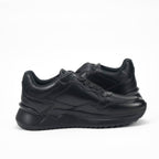 Harmont & Blaine Sneakers Cuir Noir Élégantes Homme