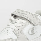 Champion Baskets Rebound Low Scratch Enfant Blanc et Gris