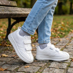 Hi-Tec Baskets Edge Junior à Scratch Blanc Enfant