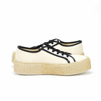 André Baskets Plateforme Toile Femme