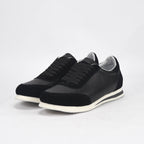 Brunello Cucinelli Baskets Cuir et Daim Noir Homme