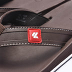 Kito Claquettes Tongs Confortables Marron Homme