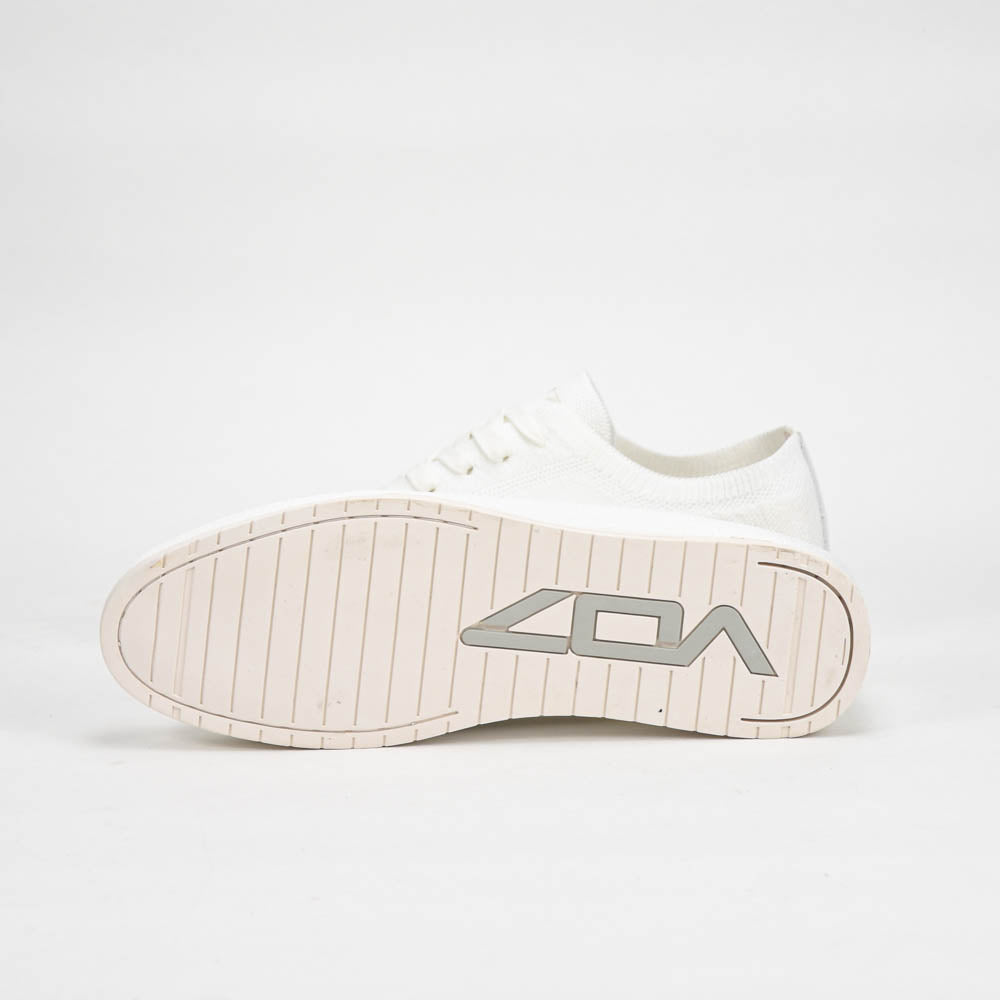VO7 Baskets Basses Minimalistes Blanc Homme