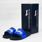 Harmont & Blaine Claquettes Logo Homme Bleu