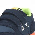 SUN68 Baskets Ally en Daim et Nylon pour Enfant