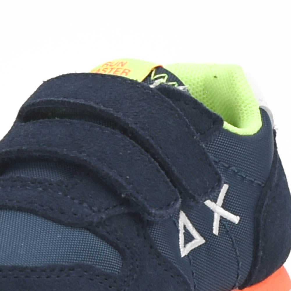 SUN68 Baskets Ally en Daim et Nylon pour Enfant