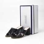 André Mules à Talons Croisées Élégantes Femme
