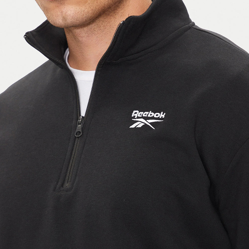 Reebok Sweat-shirt Col Montant Zippé Confort Homme