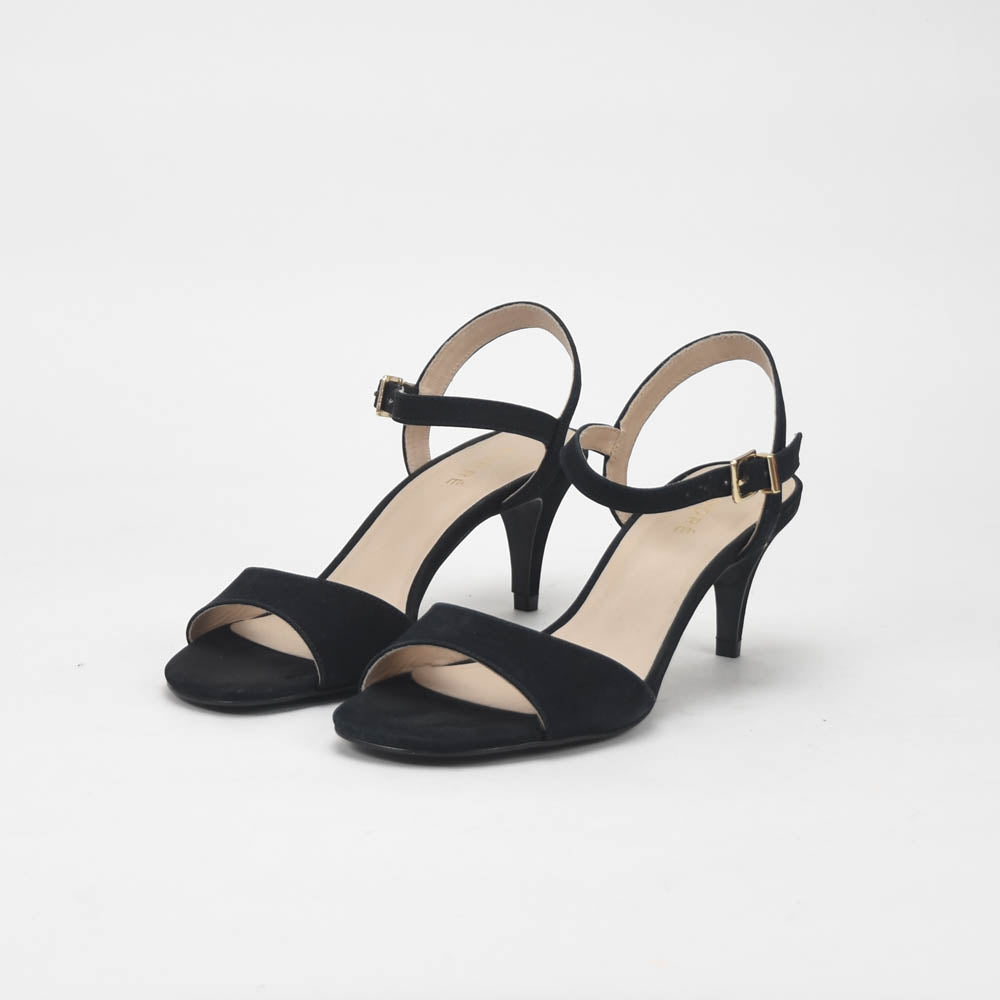 André Sandales à Talons Élégantes Noir Femme
