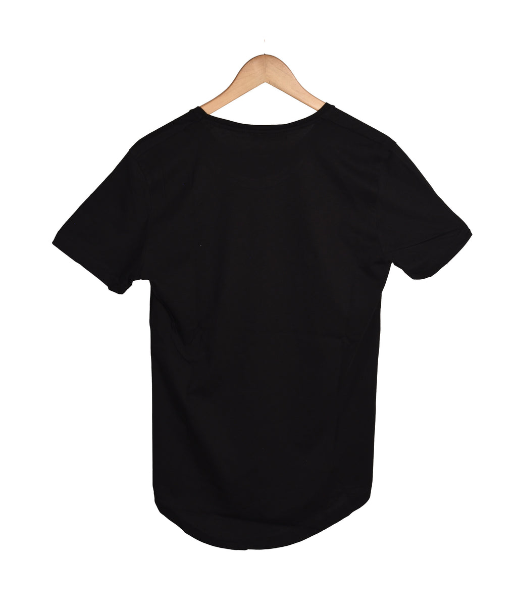 True Color T-shirt Noir Imprimé Adventure Awaits Homme