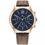 Tommy Hilfiger Montre Chronographe Cadran Bleu Homme