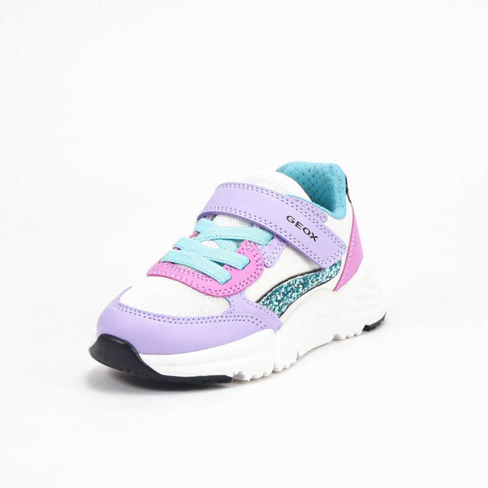 Geox Baskets Respirantes à Scratch Fille