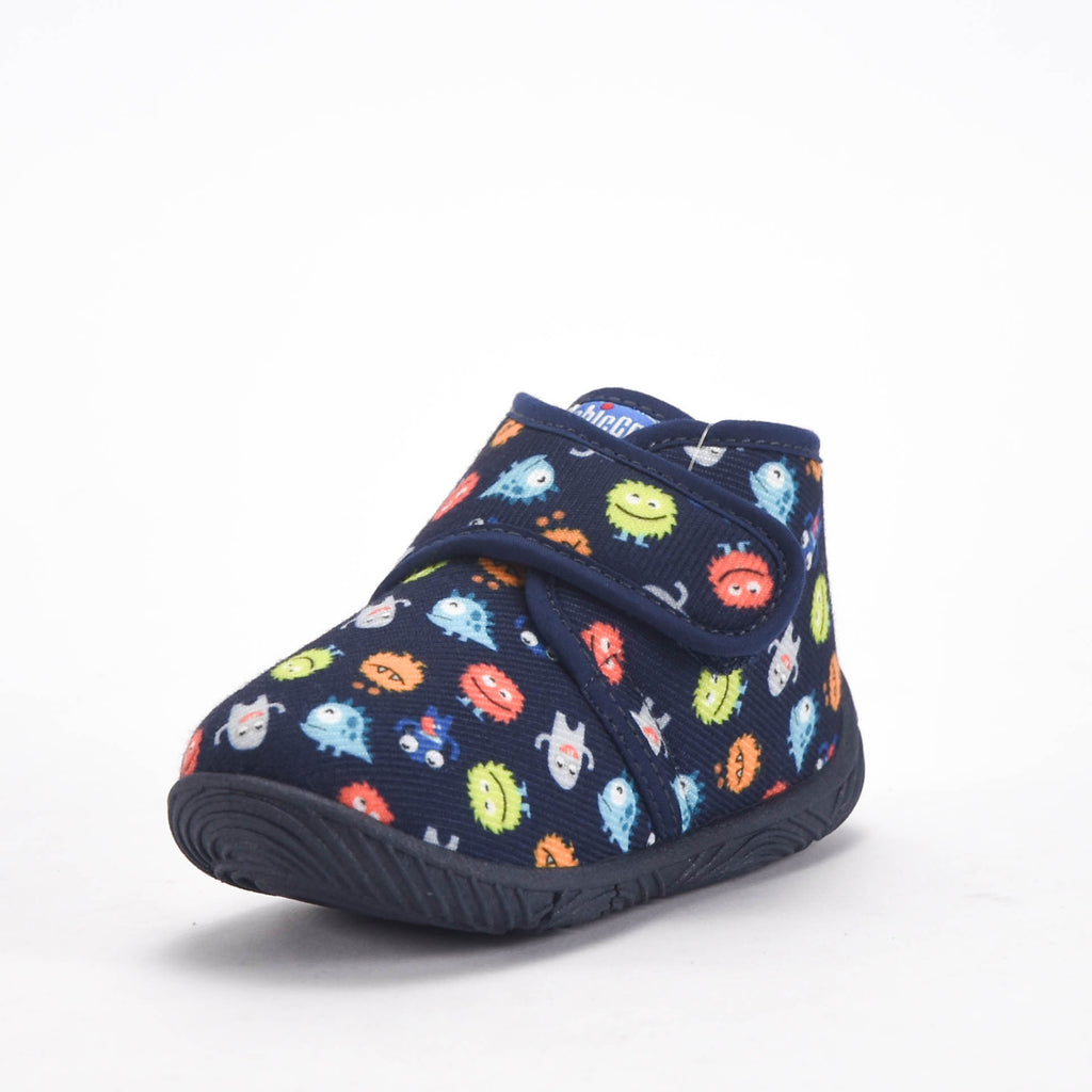 Chicco Chaussons Souples Imprimé Monstres Enfant
