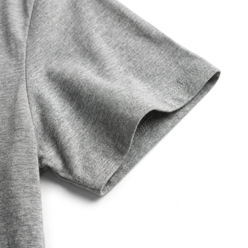 American College T-shirt Gris Imprimé Homme