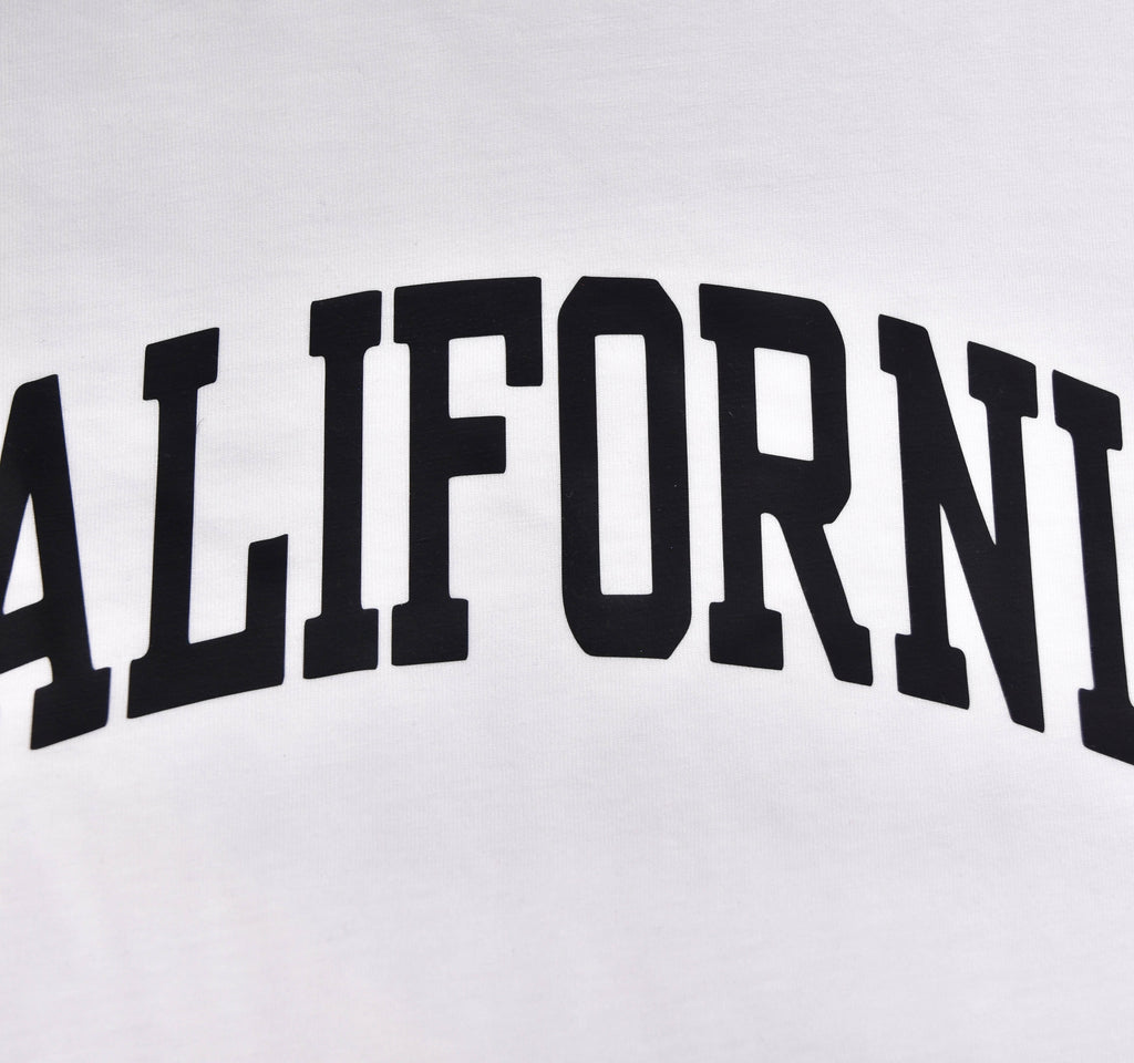 Kimland T-shirt Blanc Imprimé California Homme