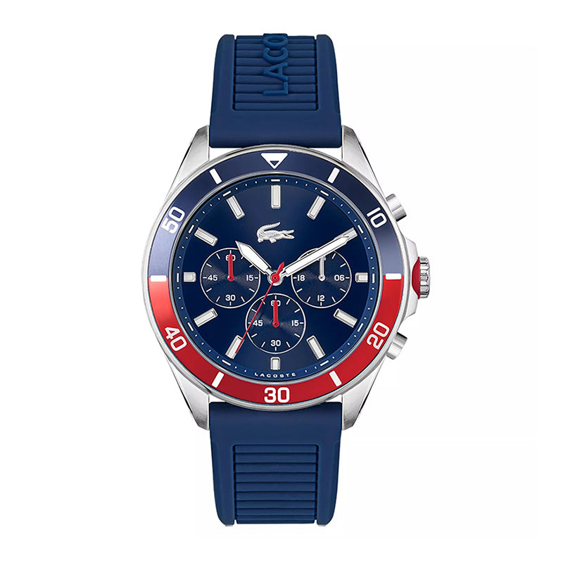 Montre Lacoste Chronographe Sportive Bracelet Silicone Homme