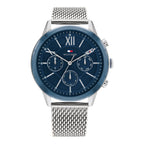 Montre Tommy Hilfiger Cadran Bleu Bracelet Acier Homme