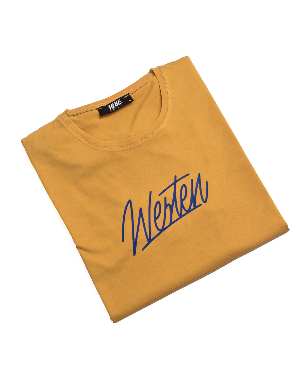 T-shirt MOUTARDE 2 *WERTEN *