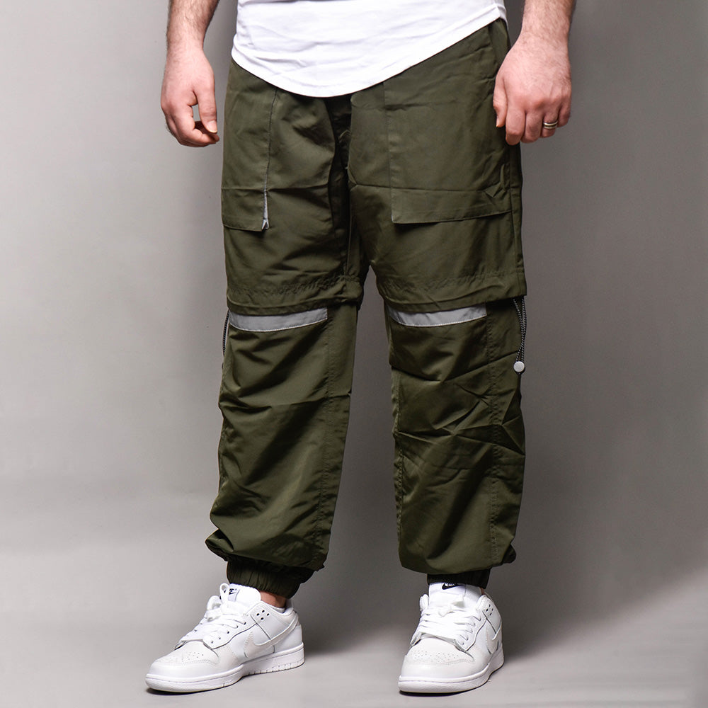 SEM/R Pantalon Cargo Réfléchissant Style Techwear Homme