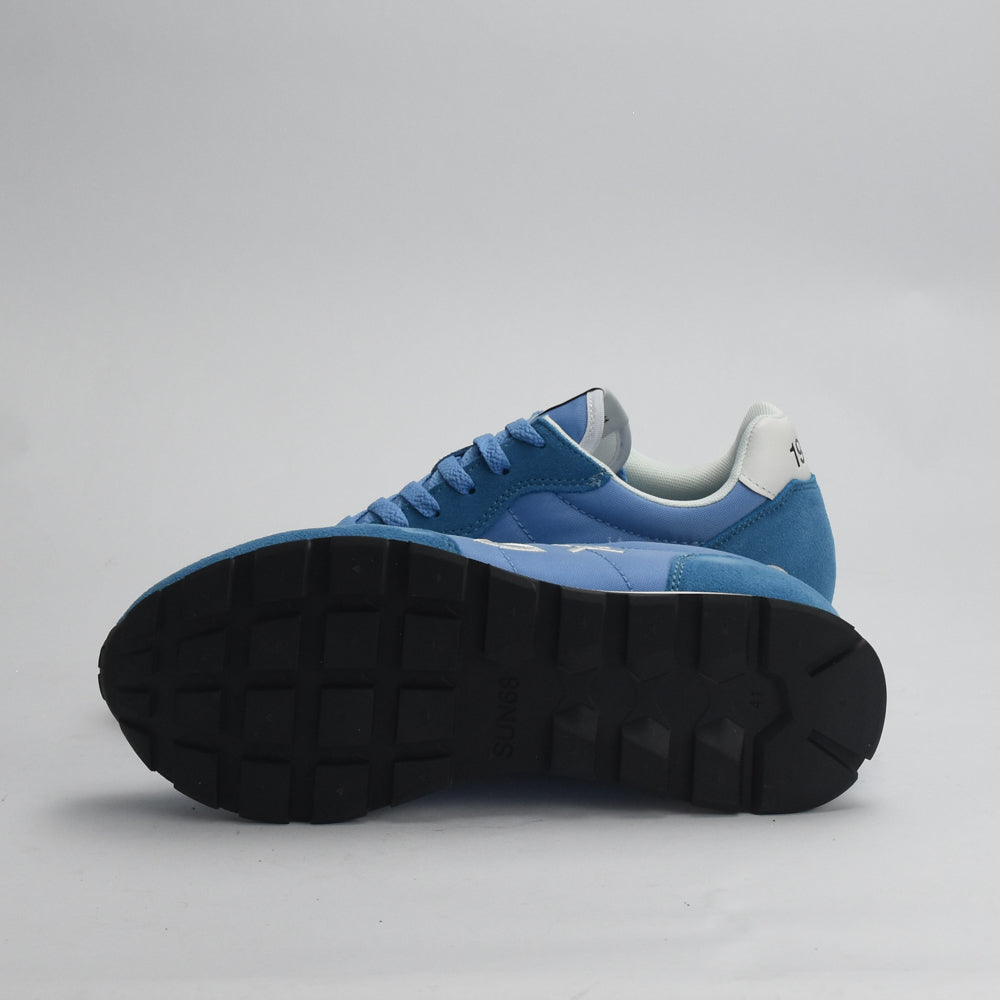 SUN68 Baskets Tom Solid Bleu Homme
