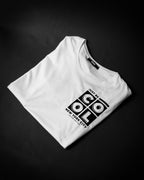 T-shirt BLANC MOTIF * JUST BE COOL *