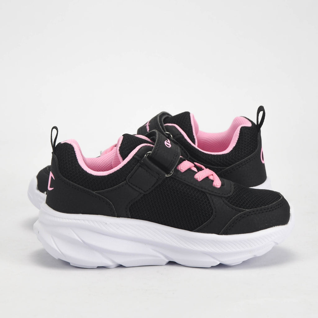 Champion Baskets Respirantes Noir et Rose Fille