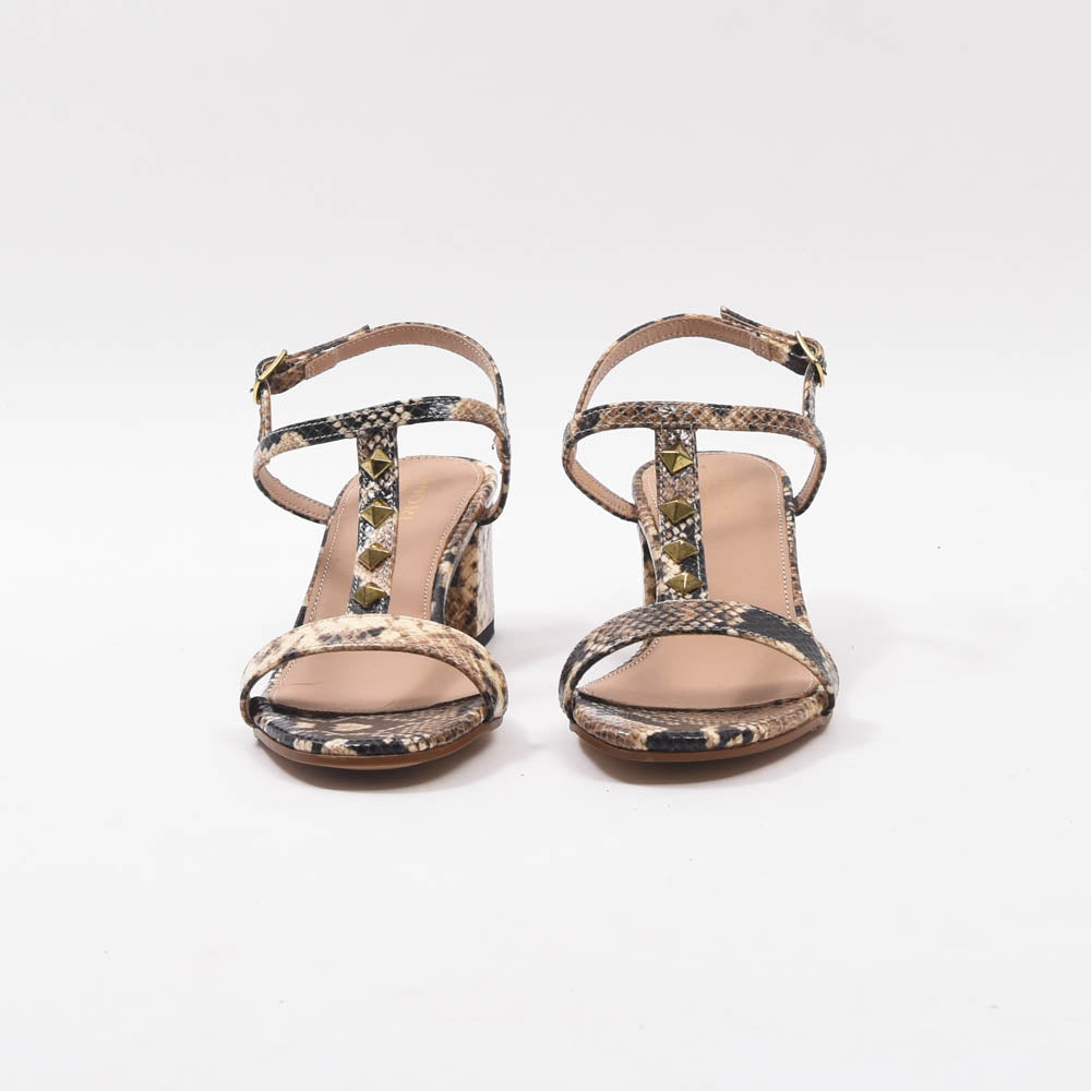 André Sandales à Talons Imprimé Serpent Élégantes Femme