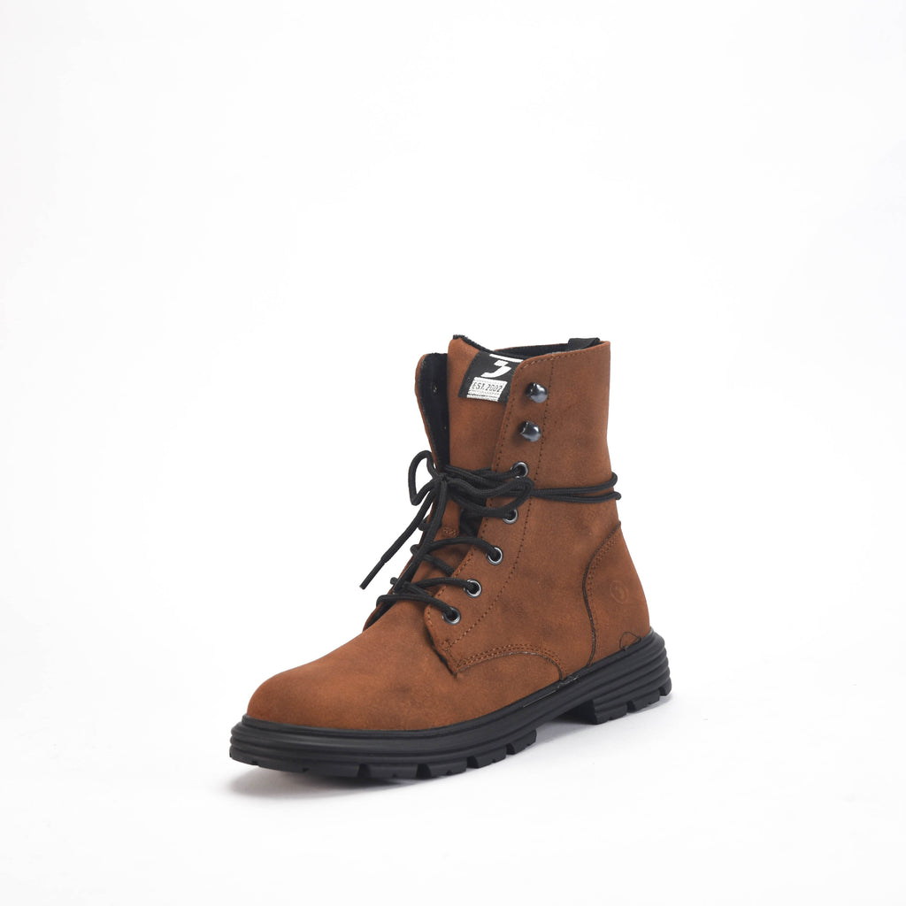 Safety Jogger Bottines à Lacets Style Nubuck Femme