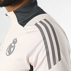 Adidas Haut Entraînement Real Madrid Homme Beige