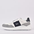 HARMONT AND BLAINE SCARPA UOMO CAMOSCIO - TEX FABRIC GRIGIO - BIANCO﻿ 6