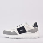HARMONT AND BLAINE SCARPA UOMO CAMOSCIO - TEX FABRIC GRIGIO - BIANCO﻿ 6