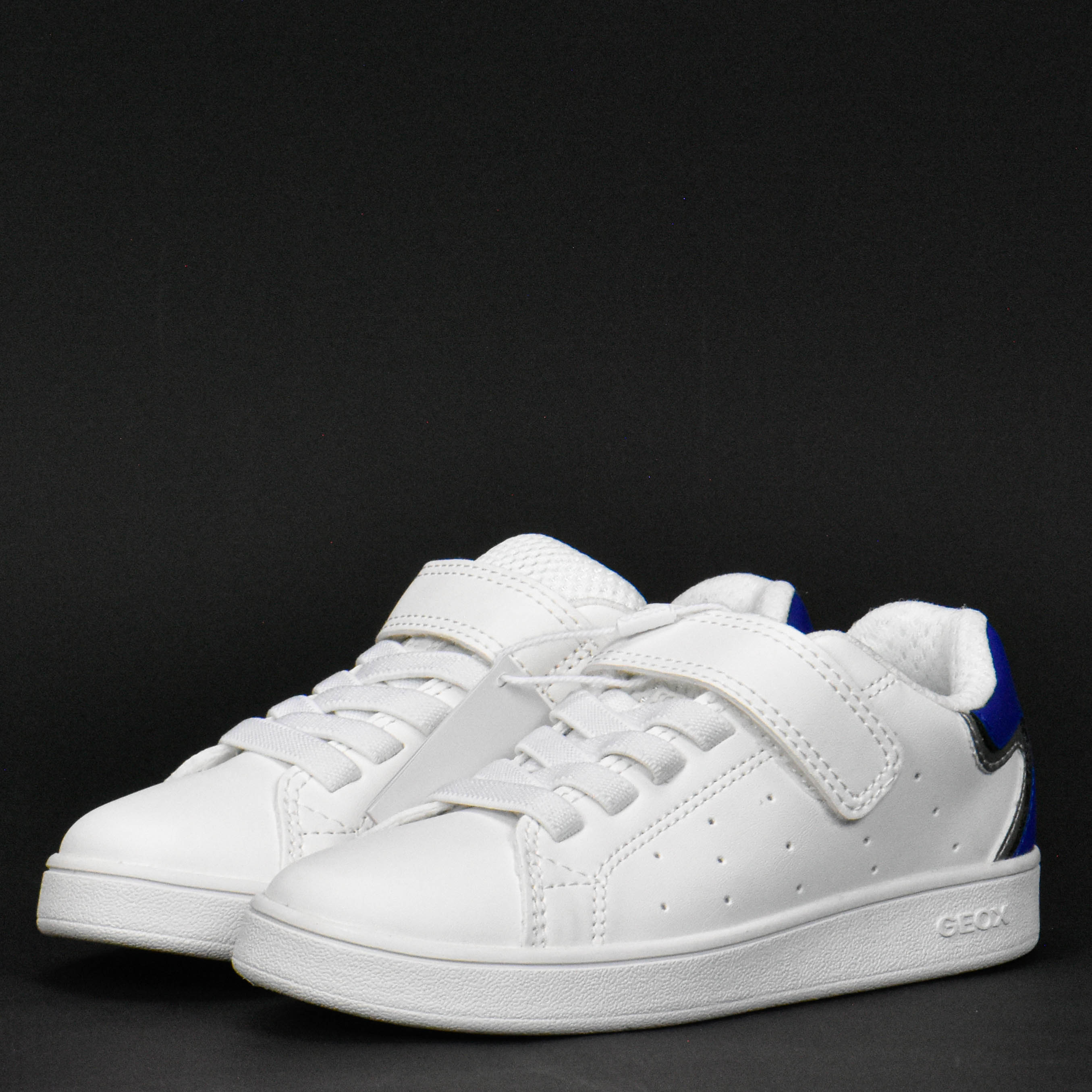 Geox Baskets Eclyper Respirantes Blanc et Bleu Enfant