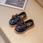 Kimland Mocassins Noir à Nœud Élégants Fille