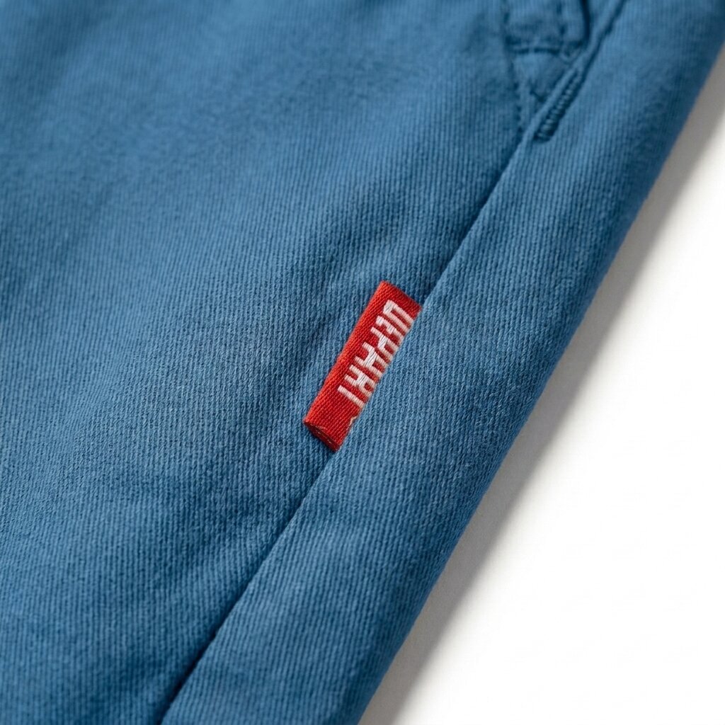 Depart Short Chino Bleu Confortable Homme