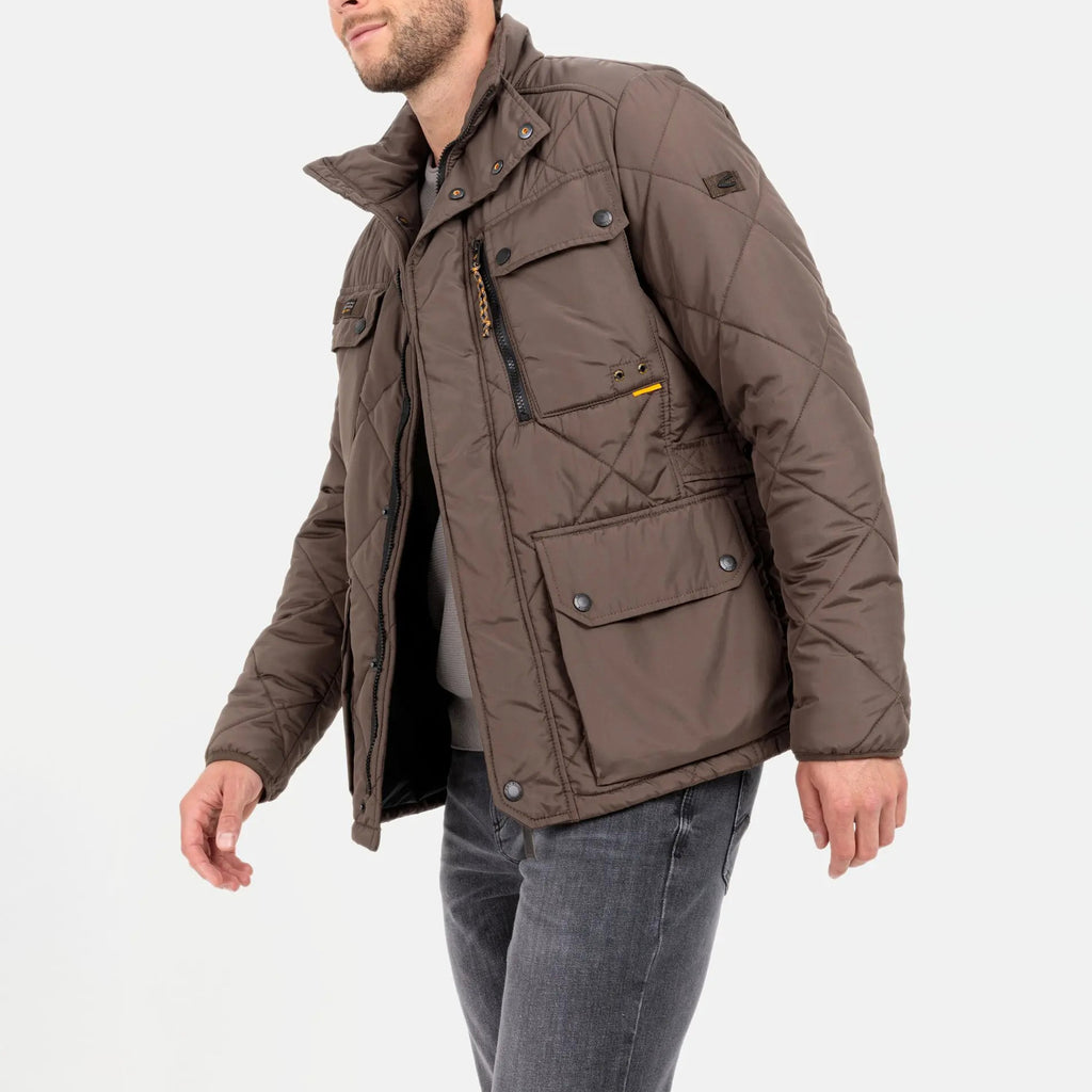 Camel Active Veste Matelassée Fonctionnelle Marron Homme