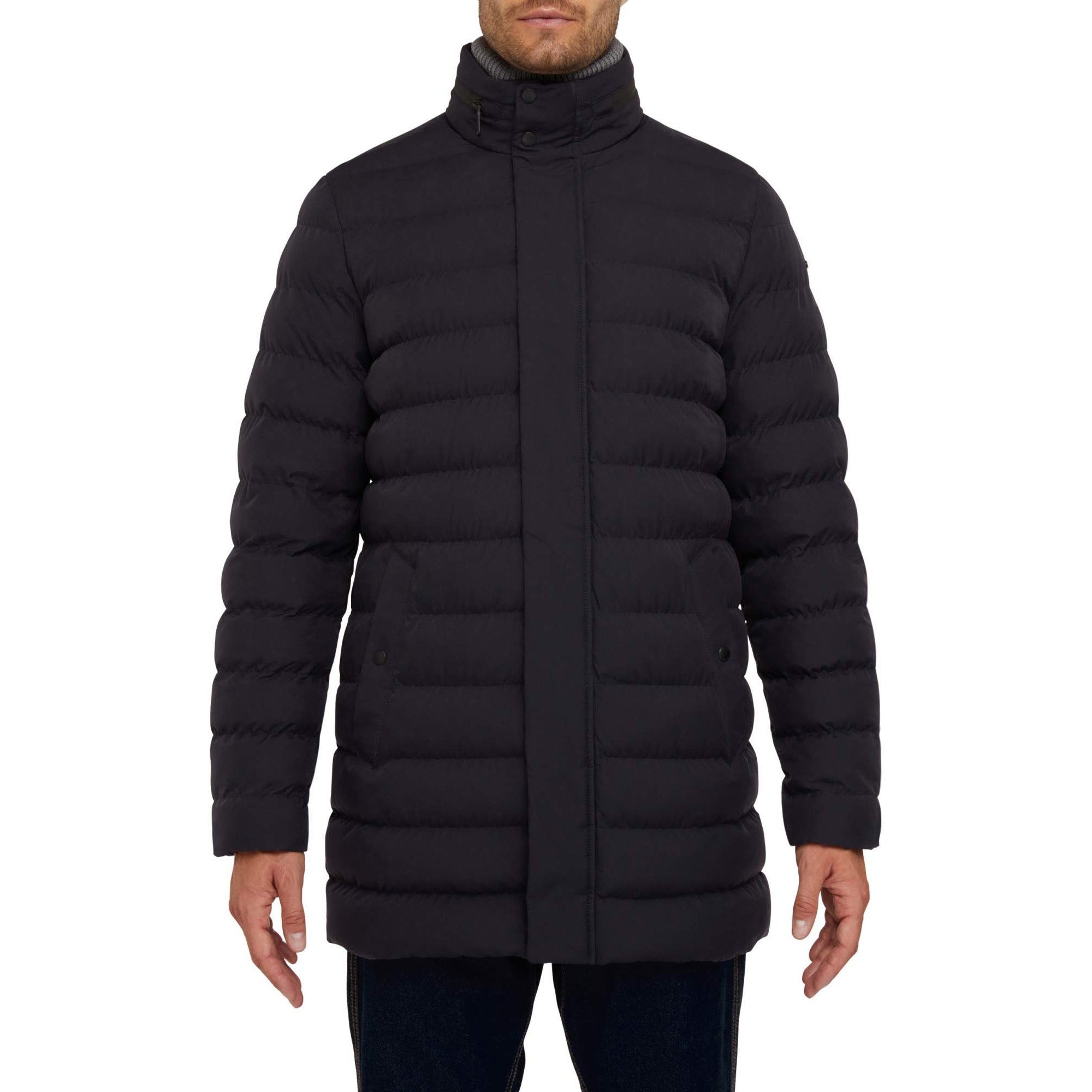 Geox Veste Matelassée Respirante Bleu Nuit Homme