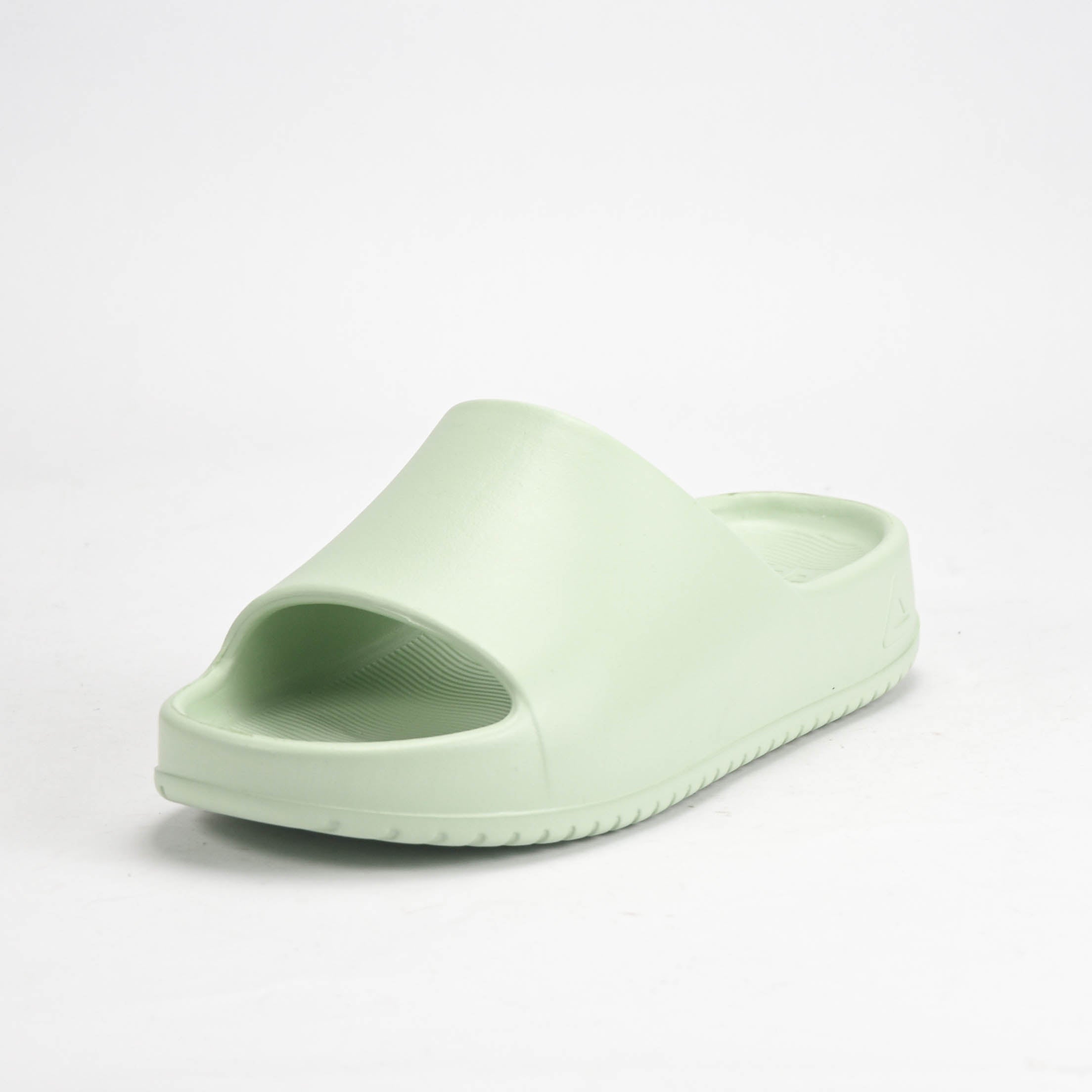 Peak Claquettes Slippers Confortables Vert Amande Femme