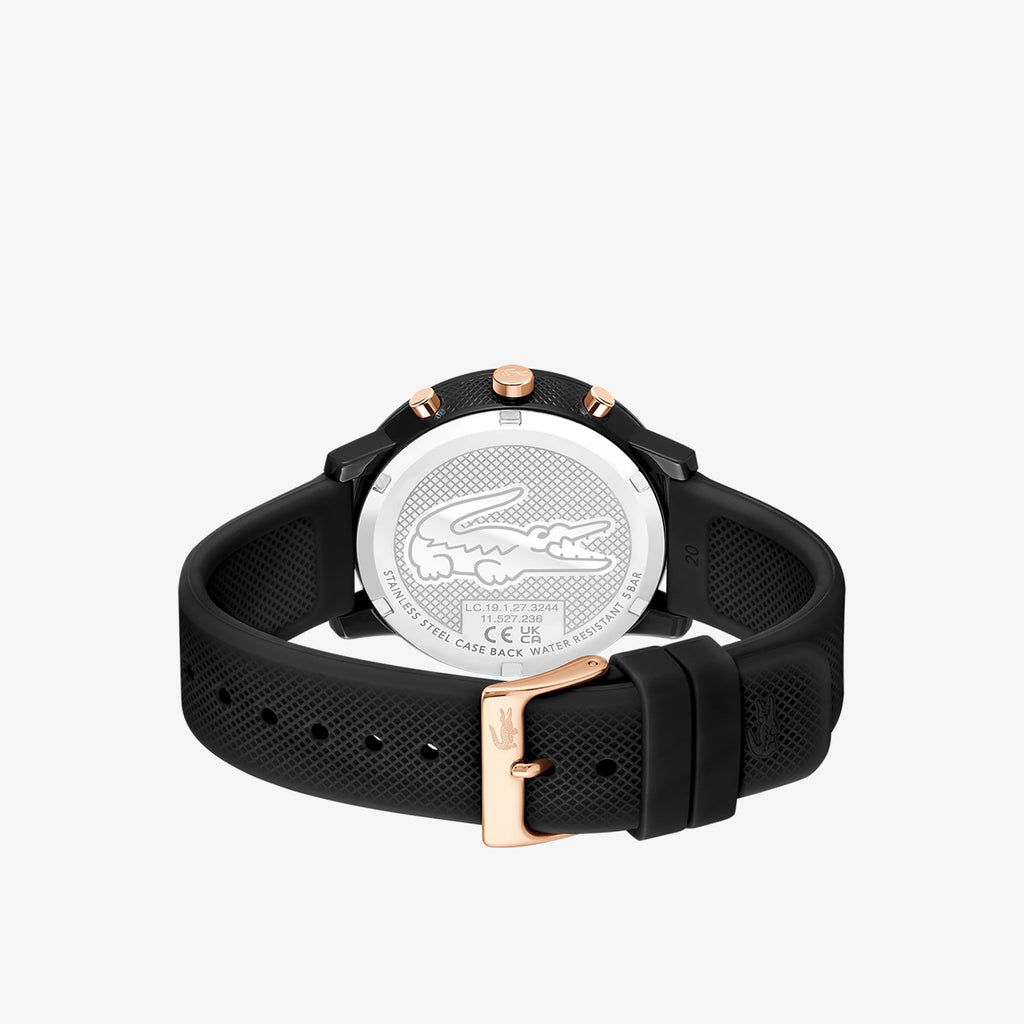 Lacoste Montre Chronographe Bracelet Silicone Élégante Homme