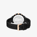 Lacoste Montre Chronographe Bracelet Silicone Élégante Homme